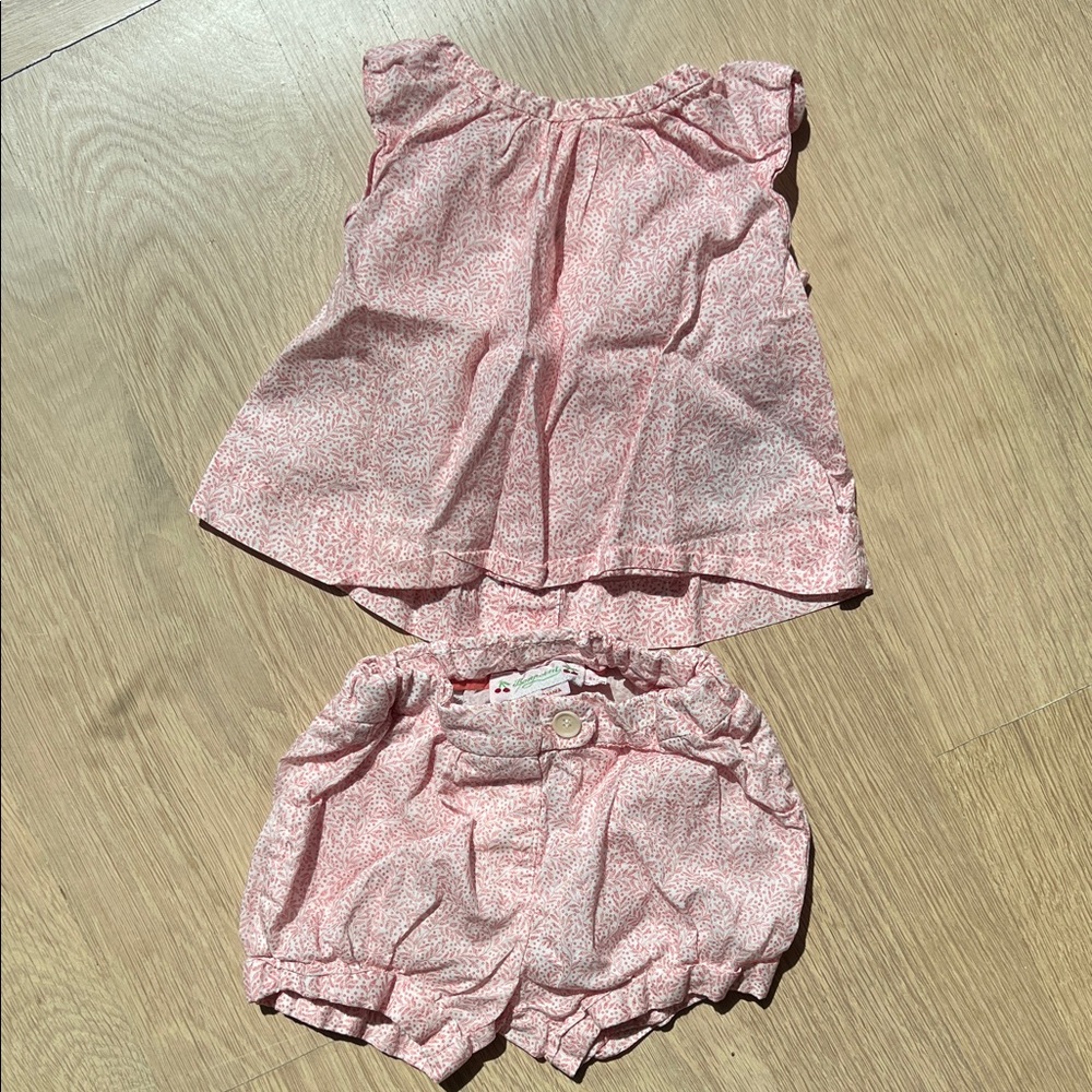 Bonpoint Baby Top and Shorts Set